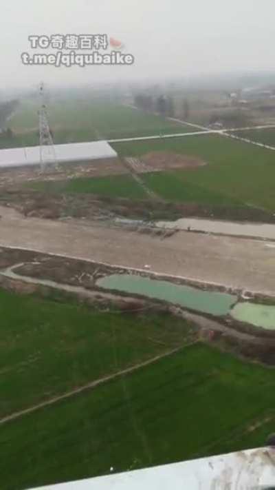 Falling power lines...