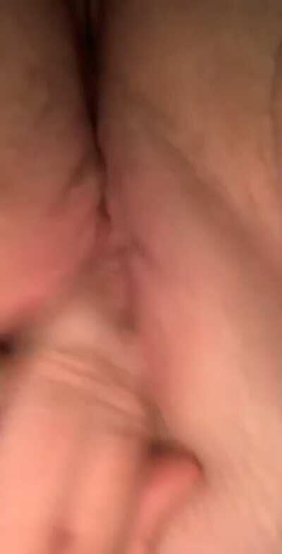 Playing and a small orgasm this morning (OC)