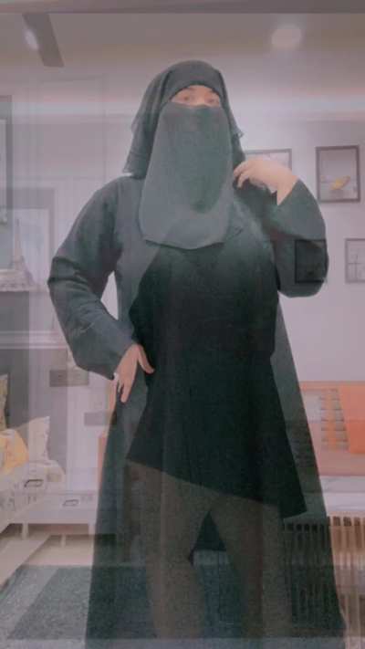 Indian hijabi at Halloween 