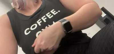 Caught by the guy on the leg press machine, he tried to hit on me afterward [GIF]