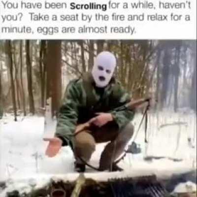 Stay here and relax, its enough