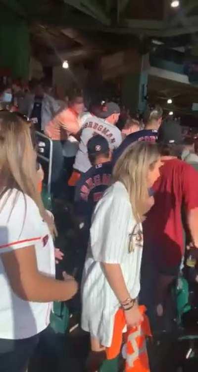 Sucker punch at todays game