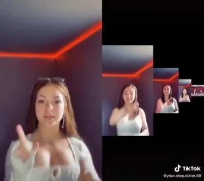 This is what she does on her page