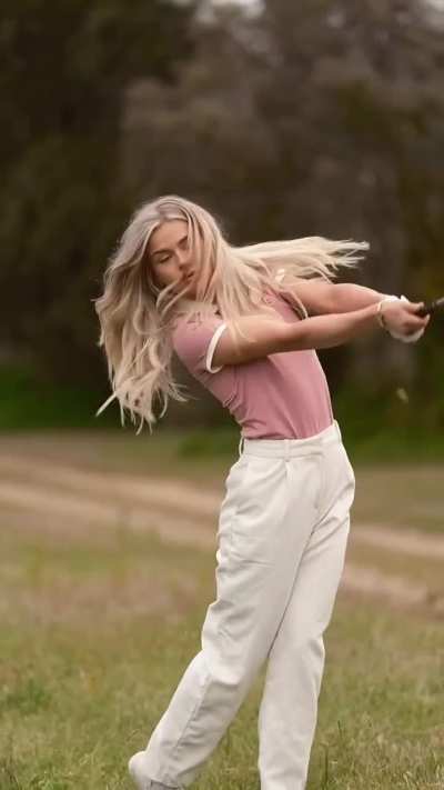 This swing might not be perfect, but the day is.