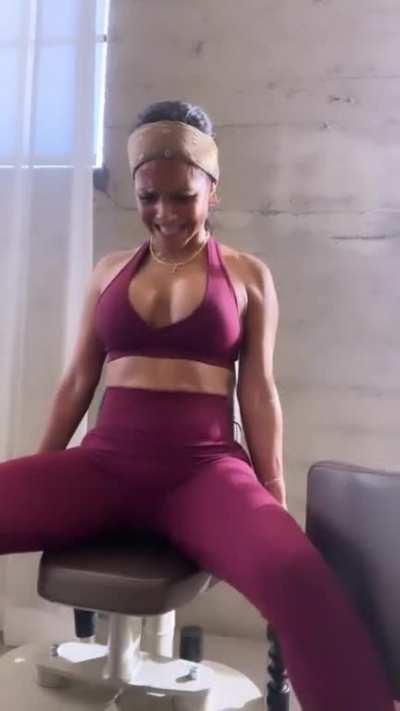 Busy Tina. I think she's already residing in the gym