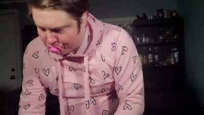 Guy superglues pacifier to his mouth (had to go to the hospital)