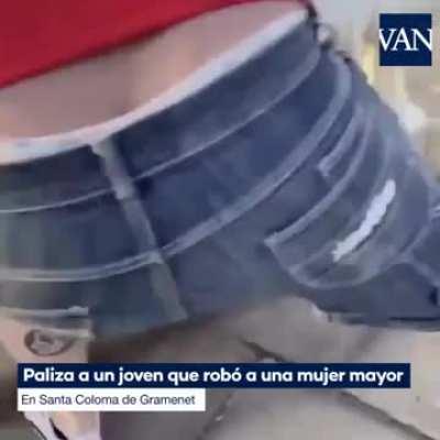 Tried to rob an old lady but...