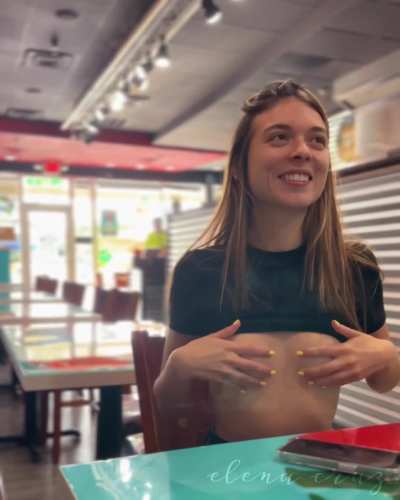 Showing off my petite Latina tits