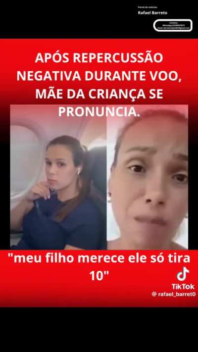 O coitado do menino que viaja de avião só queria sentar na janelinha 