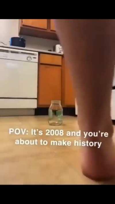 Its 2008 and you are about to make history 