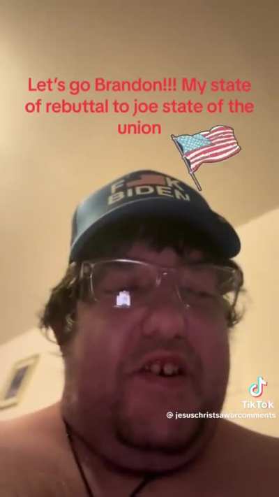 Trump supporter reacting to Biden SOTU