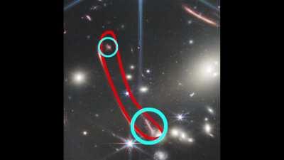 Using gravitational lensing to see even further into space.