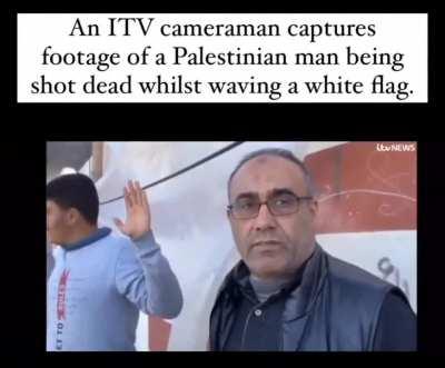 A universal symbol of surrender, ignored