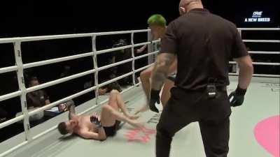 One of the worst beating I’ve seen and he did it with only leg kicks (sound on)