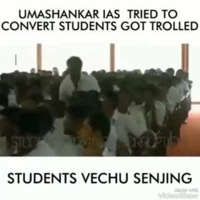IAS Officer Says Only Jeebus Can Make You Successful In Life. Hindu TN Students:- Modi 👈 (Drops The Mic)