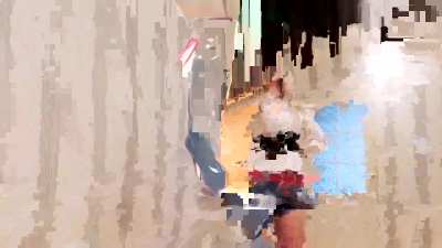 Eva in Black Thigh High Shiny boots vs Crawdads