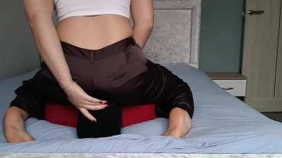 punishing him with my stinky farts for not cleaning the house 😈