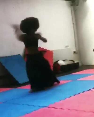 Impressive martial arts skills