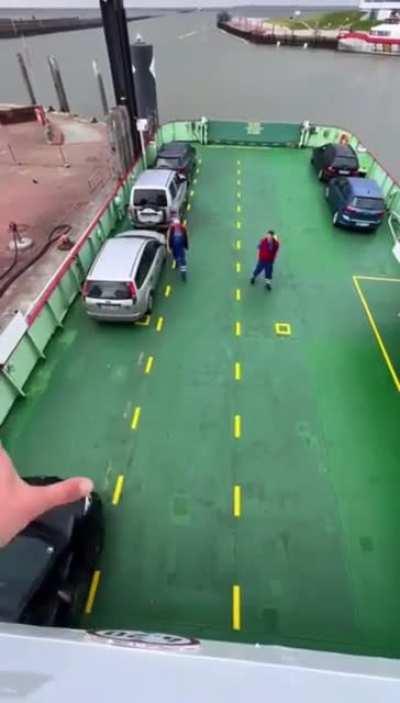 A must if you’re on a car ferry.