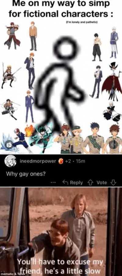 I’m sure he’ll get it, just give him a minute.