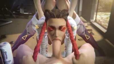 Loba Spit-roasted POV (Bayern3D)