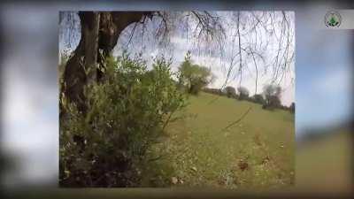 Afrin Liberation Forces (HRE) GoPro footage of a clash against TFSA forces in the countryside of Afrin region from this week (Syria)