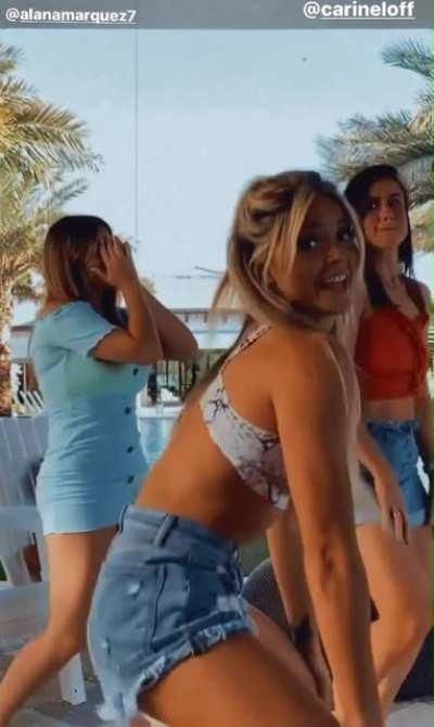 Endless loop of Tay Conti throwing it back for you