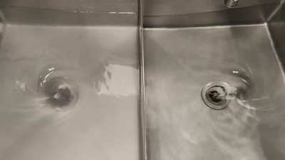 Dueling drain tornadoes 🤣