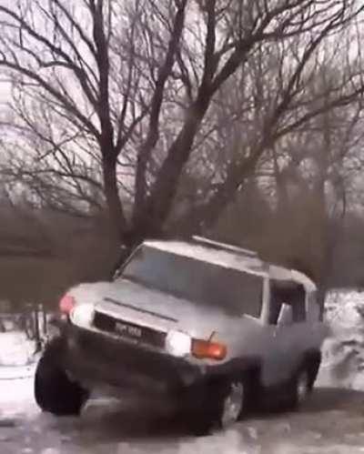 FJ Cruiser getting some air!