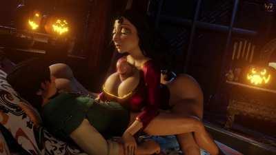 Mother Gothel titjob (SFM-DH / @SfmDh)