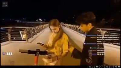 A streamer kisses a random girl on the street then look what happens