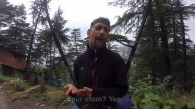 A wholesome exchange between Youtuber 