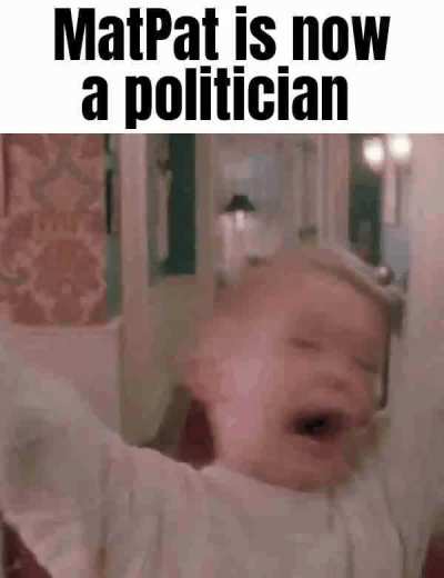 next he's gonna be running for office