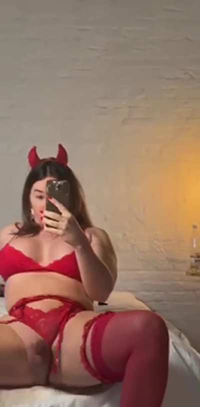 Can you play with my girlcock a little?