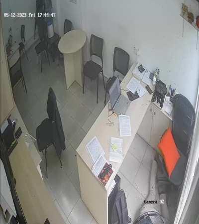 A Ugandan Police officer has shot dead an Indian official at a money lending business, after he told him how much he owed.
