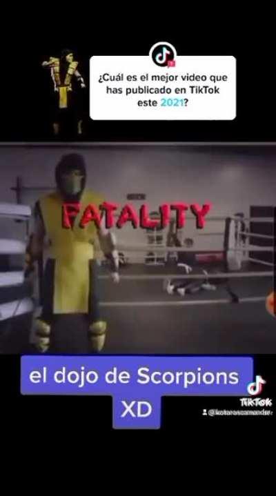 Dojo scorpion. Mortal Kombat