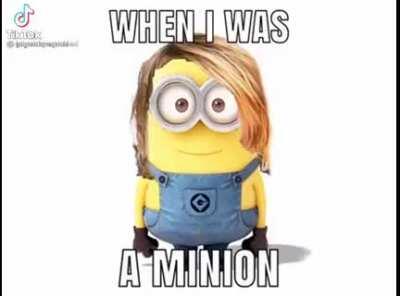 Damn...mans really a minion now 😥