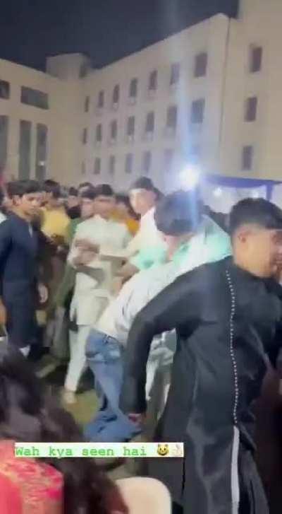 fight broke out at millennium school lucknow on the occasion of dandiya night,mob rushed in to beat a teenager,police was called upon and no action was taken against accused and school is trying to suppress such matters to maintain the reputation