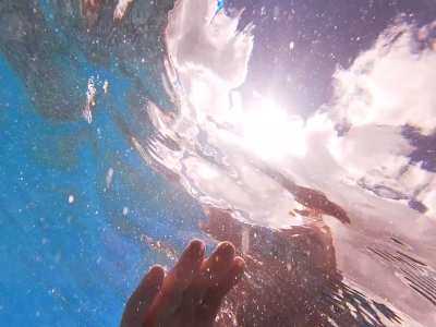 Diving into a Majestic Alpine Lake
