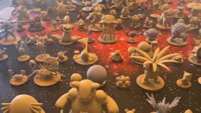3D printed a complete Kanto set now I just have to paint them! 36/151 so far!