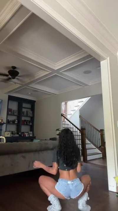 Upvote if you love seeing that ass hanging out of skimpy ass clothes