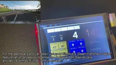 I had a spare RPi2, so I decided to turn it into a car dashboard for racing games