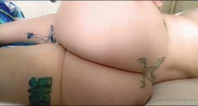 Just woke up & want u to slip it inside her ass.