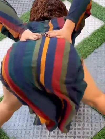 Jane and her coat of many colours