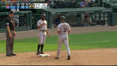 [Highlight] LaMonte Wade gets another 9th inning hit and another 9th inning RBI putting the Giants up 15-3