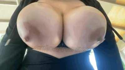 Do you like the way my tits bounce? [OC]