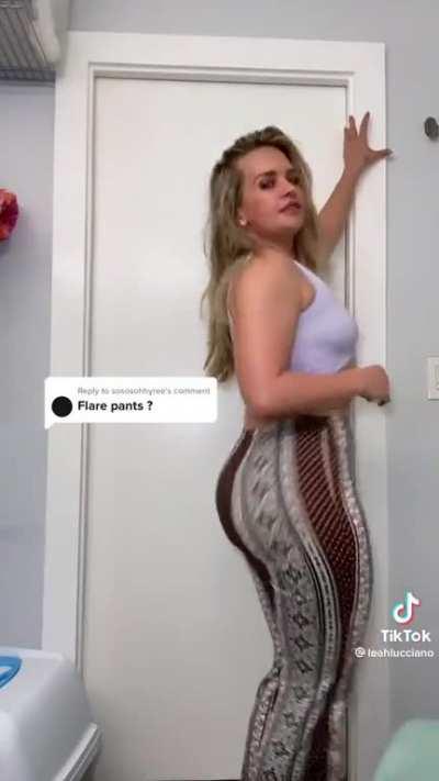 The 1st time I clapped in flare pants