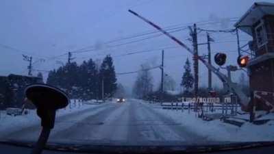 How not to wire a train crossing!