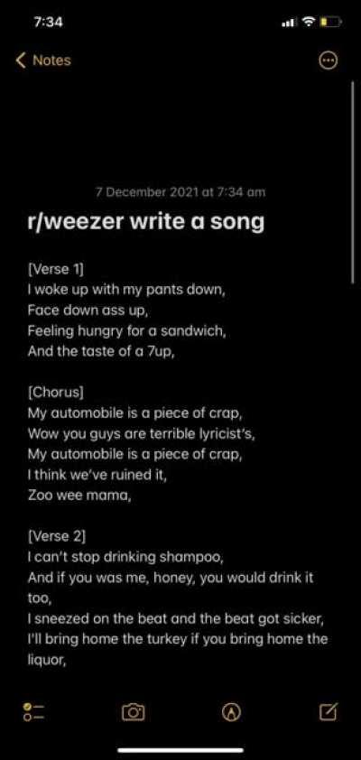 Here you go, an awesome new Weezer song leak 😍 rivers is such an impactful writer