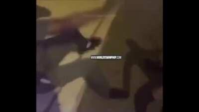 Dude whips his wife new boyfriend with a belt after finding out he whooped his son